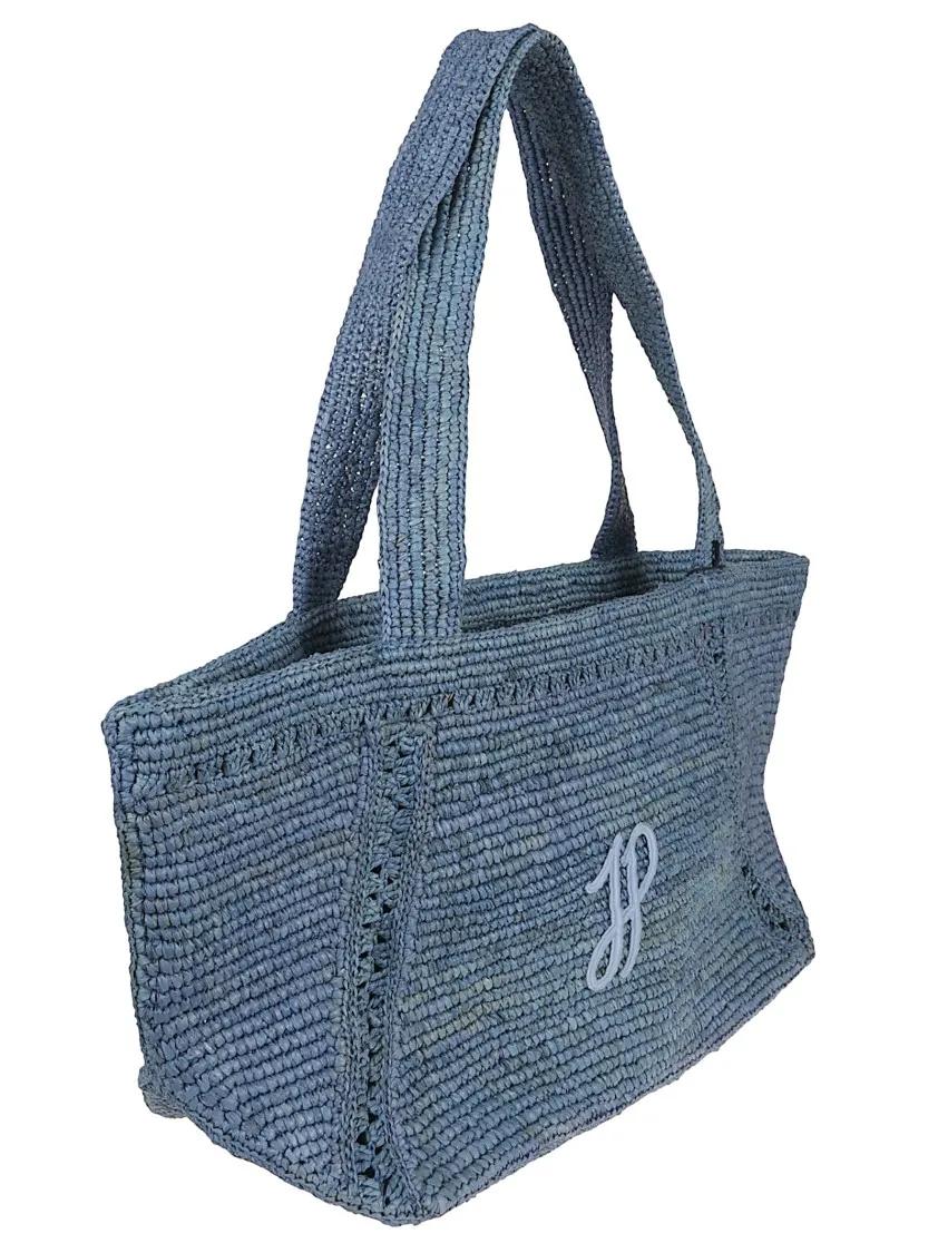 Patou Shoppers & Totes Trapeze Tote Bag Gm in blauw