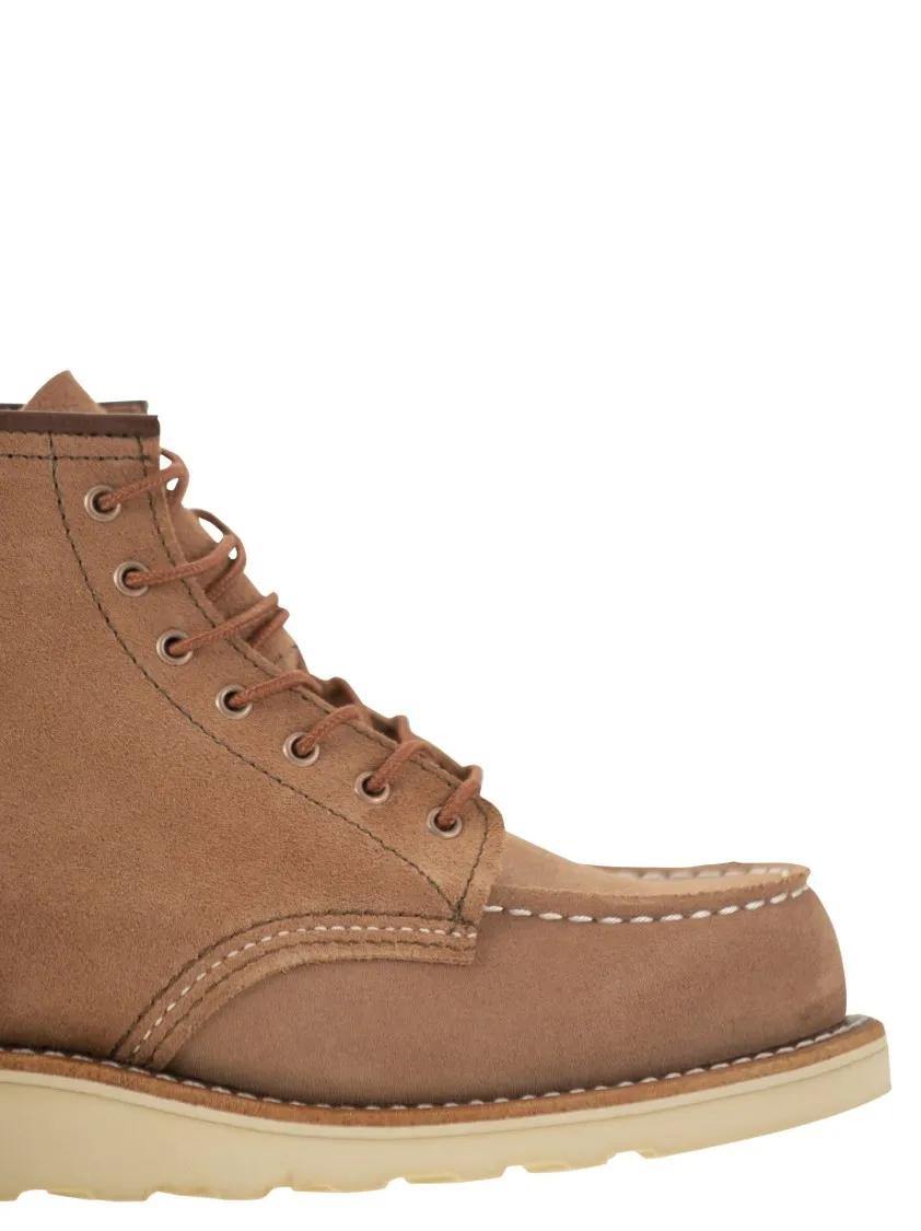 Thumbnail - REDWING Stiefel - Classic Moc - Suede Ankle Boot - Gr. 8_5 - in Braun - für Damen