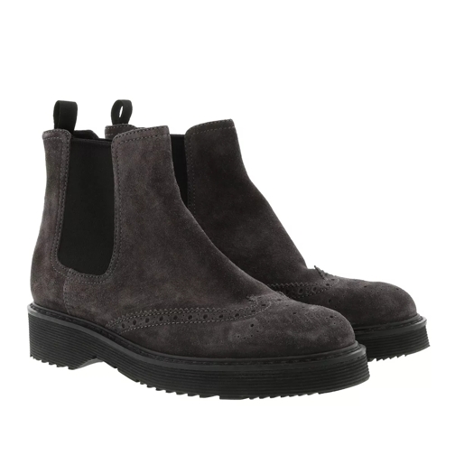 Prada Chelsea Boots Leather Anthracite Botte Chelsea