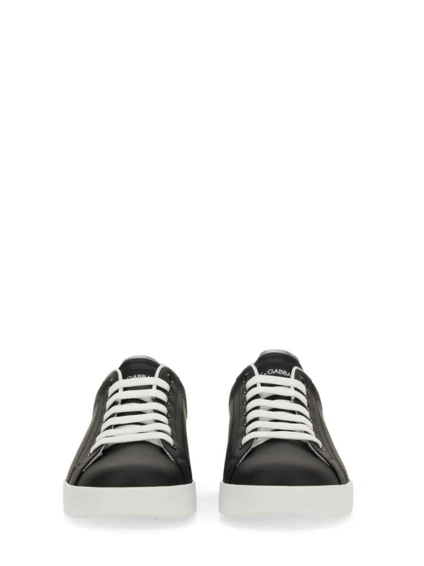 Thumbnail - Dolce&Gabbana Low-Top Sneaker - Portofino Sneaker - Gr. 42,5 (EU) - in Schwarz - für Damen
