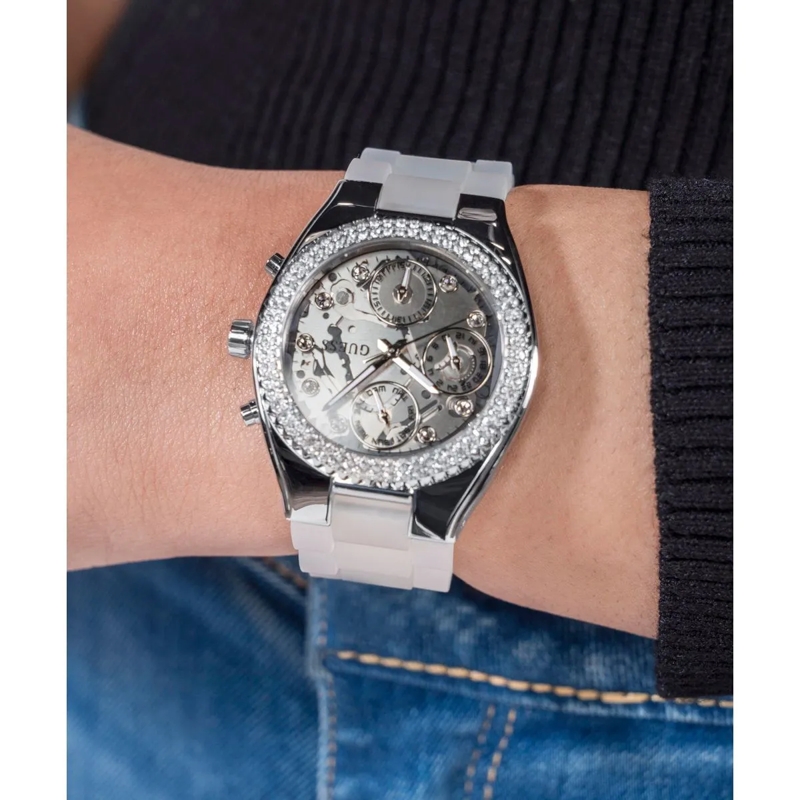 Guess Chronograph Quarz-Analoguhr Jelly weiss(Image 3)