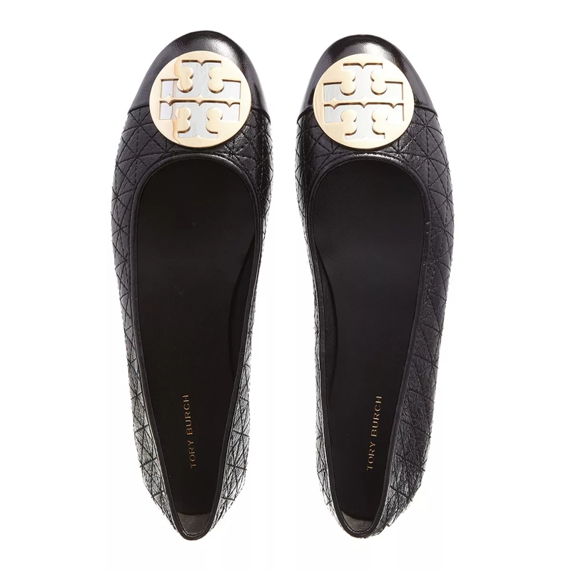 Tory Burch Ballerinas Claire Quilted Ballet Perfect Black(Image 4)