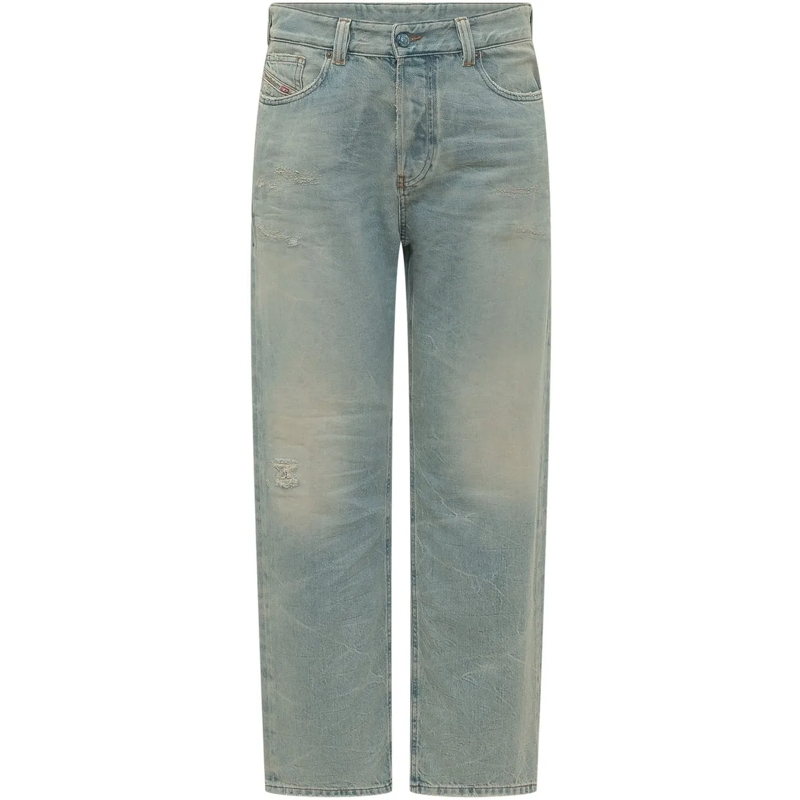 Diesel Jeans à jambe droite Jeans 1988 D-Ark a Gamba Dritta hellblau