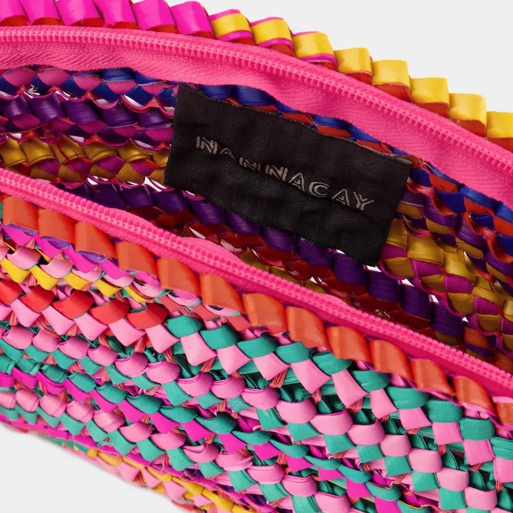 Nannacay Clutches Valentina Dreamscape Clutch Multi Cotton in meerkleurig