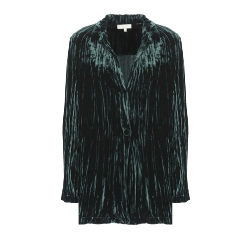 Antonelli Blazer Katrine Velvet Blazer Green