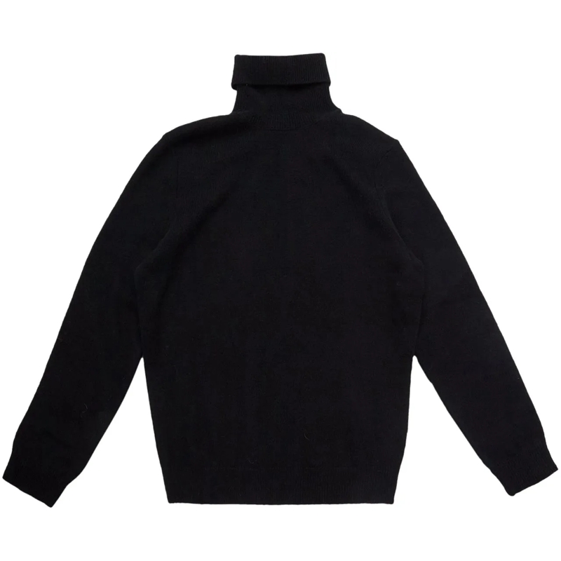 Samsøe Samsøe Pullover Maglione Turtleneck Knit Isak Nero schwarz