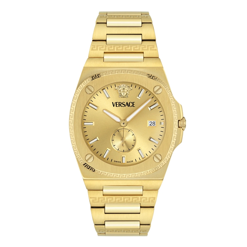 Versace Quarzuhr Quarz-Analoguhr Versace Tolomeo gold