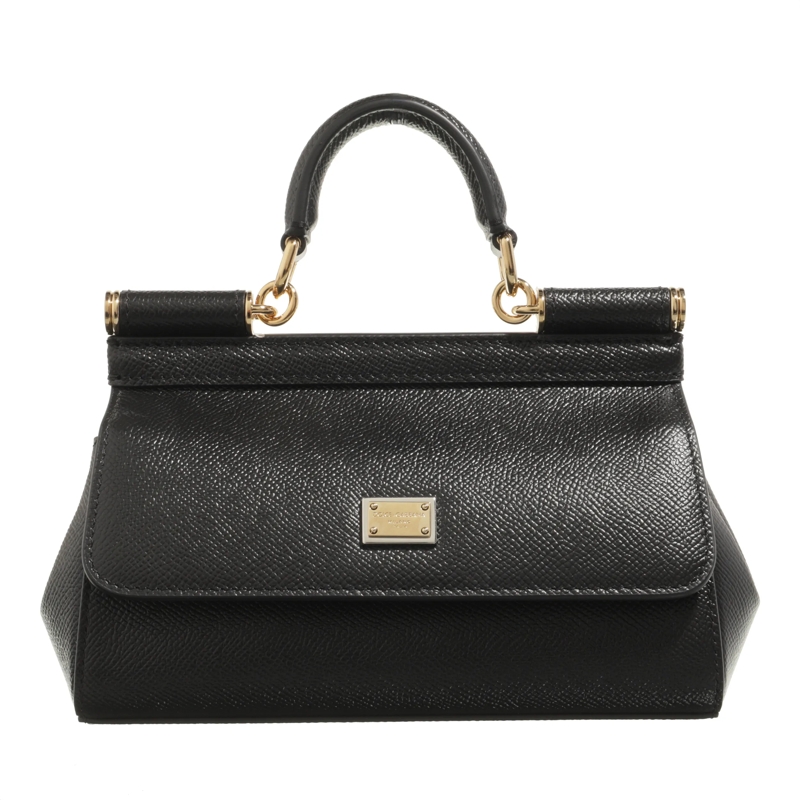 Dolce&Gabbana Satchel Sicily Small Black