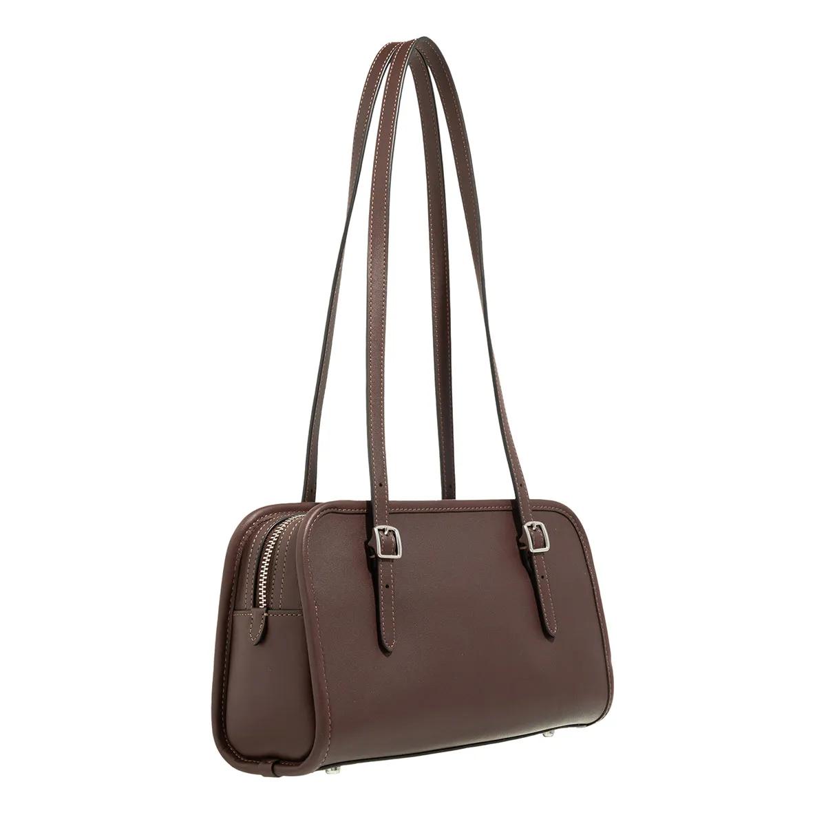 Coach Shoppers The Originals Glovetanned Leather Swing Zip in bruin