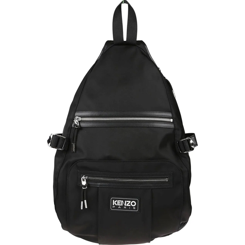 Kenzo Rucksack One Shoulder Backpack Black schwarz