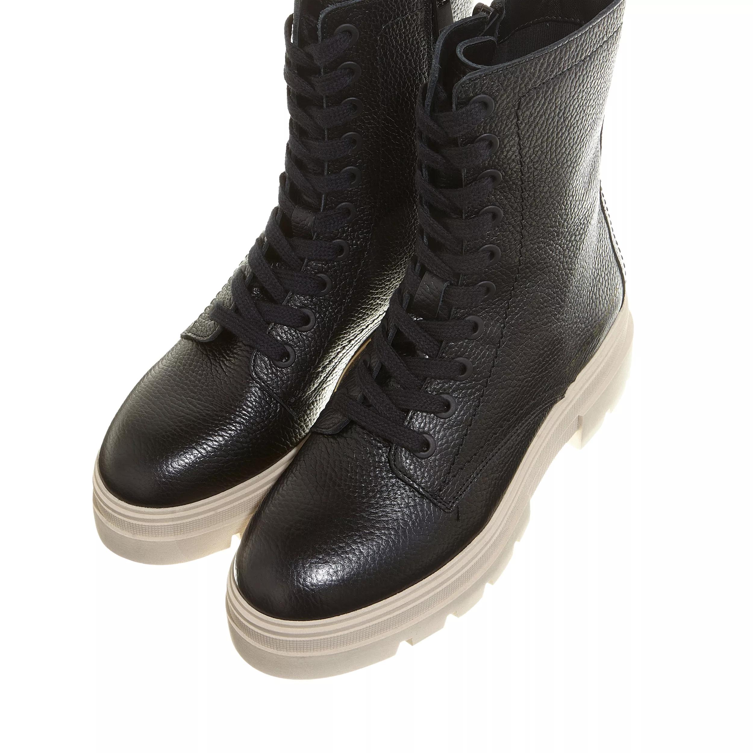 Tommy Hilfiger Monochromatic Lace Up Boot Black Merino | Schnürstiefel 
