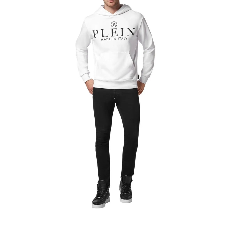 Philipp Plein Sweatshirt Hoodie weiss