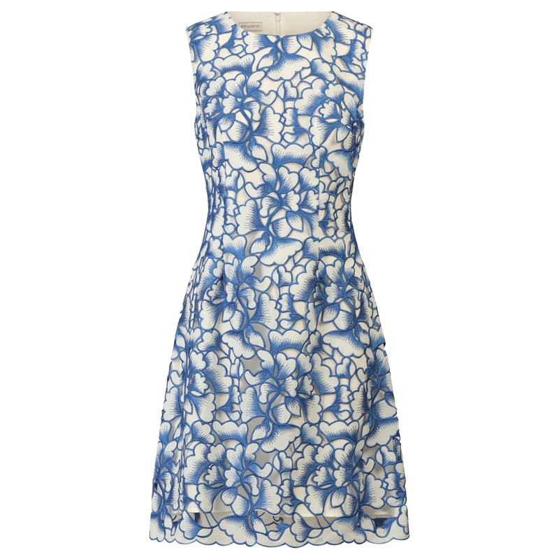 Kraimod Midikleid Cocktailkleid weiss