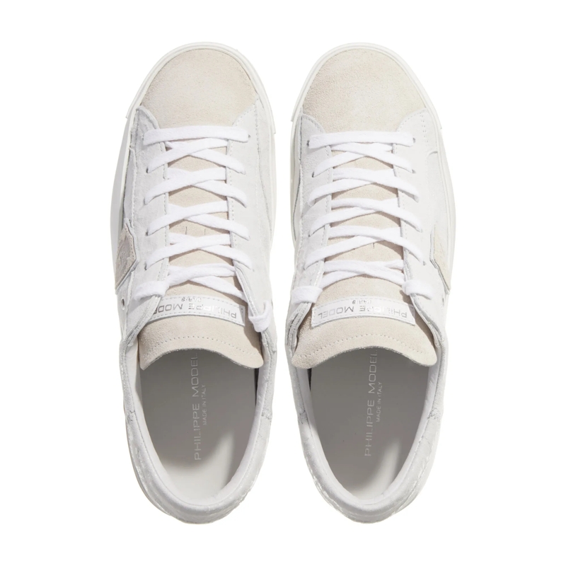 Philippe Model Lage-top sneaker Prsx Low Woman Metal Argent(Image 6)