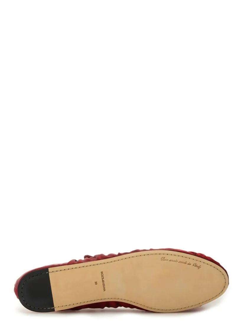 Thumbnail - Satin Ballerina Flats - Gr. 40 (EU) - in Rot