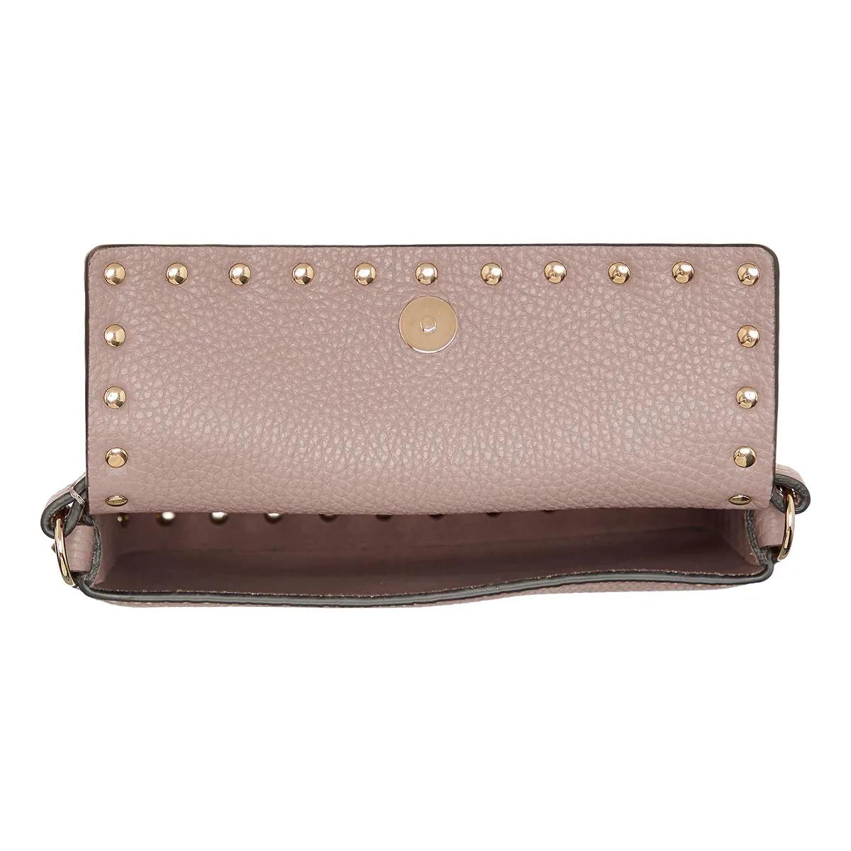 Valentino Garavani Crossbody bags Rockstud Mini Bag in poeder roze