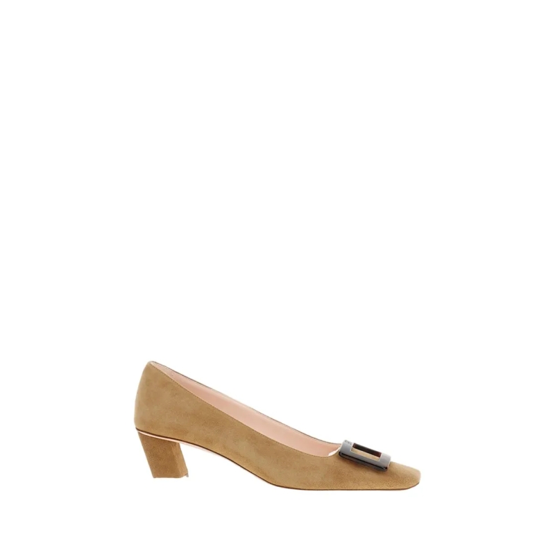 Roger Vivier Pumps Brown Heel Shoes With Classic Silhouette Brown