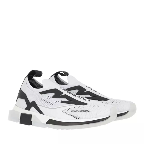 Dolce&Gabbana Stretch Sneakers White Black Low-Top Sneaker