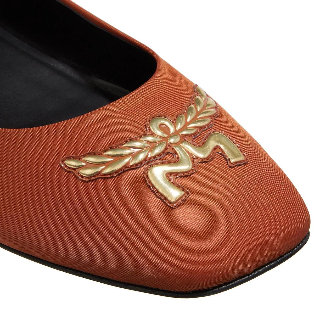 Thumbnail - MCM Ballerinas - W Mcm Col Wvn Balrna Co - Gr. 39 (EU) - in Cognacbraun - für Damen