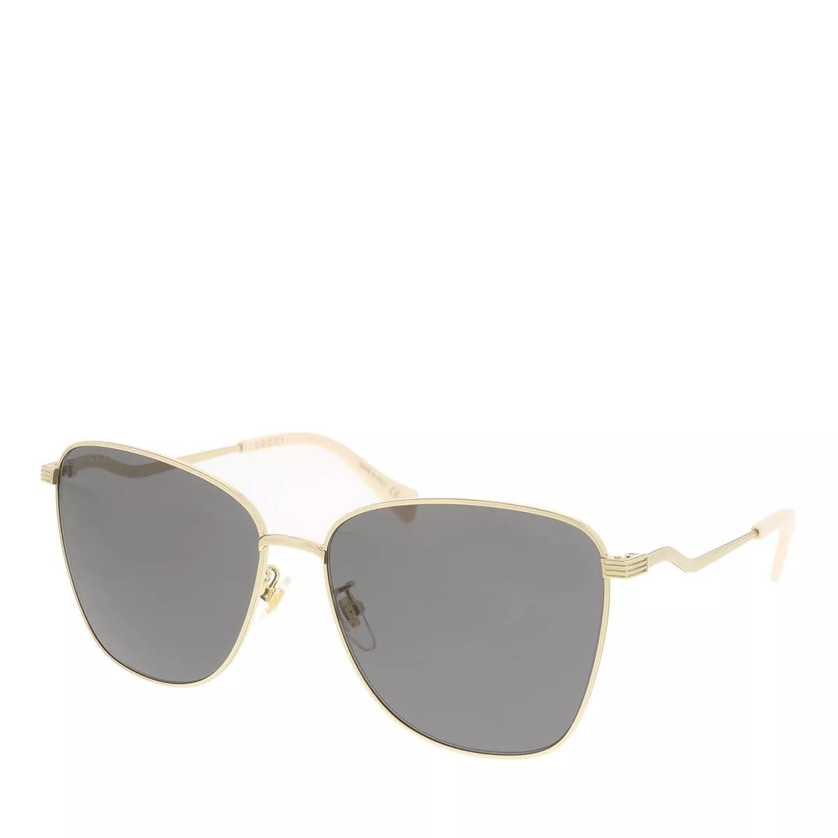 Gucci Sonnenbrille - GG0970S-001 60 Sunglass WOMAN METAL - Gr. unisize - in Gold - für Damen