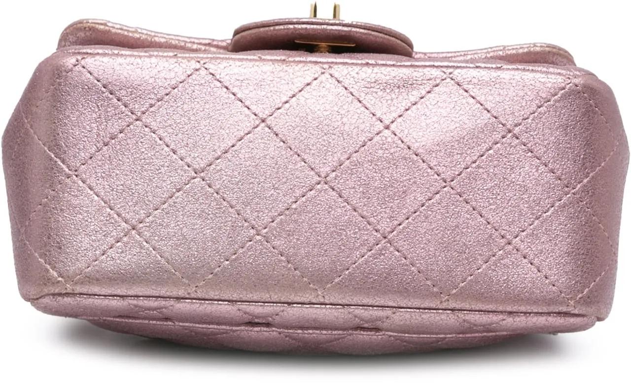 Thumbnail - Chanel Hobo Bags - 2014-2015 Mini Square Classic Metallic Calfskin Si - Gr. unisize - in Gold - für Damen