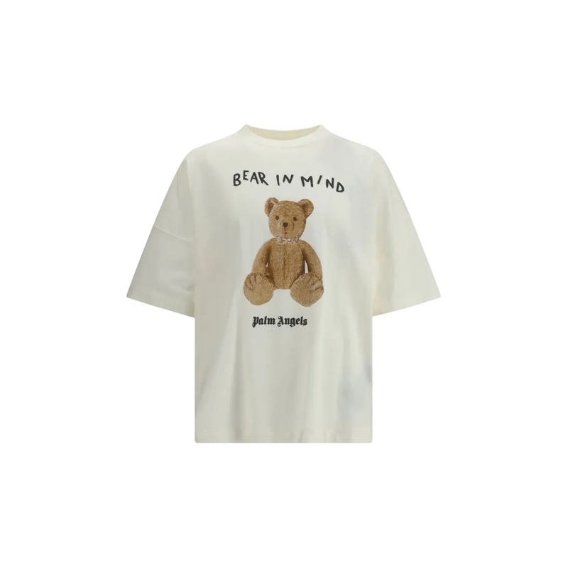 Palm Angels T-Shirt Bear In Mind T-Shirt – White White