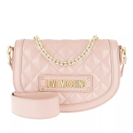 Love Moschino Quilted Nappa Pu Mini Crossbody Bag Rosa Crossbody Bag