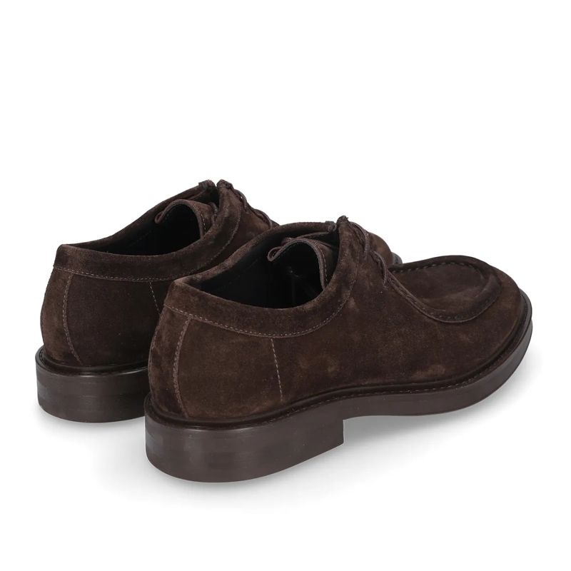 Heinrich Dinkelacker Schnürschuhe Schnürer Florenz Plain V dunkel-braun(Image 3)