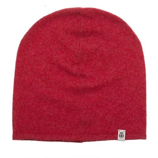 Roeckl Pure Cashmere Muetze Red Wool Hat