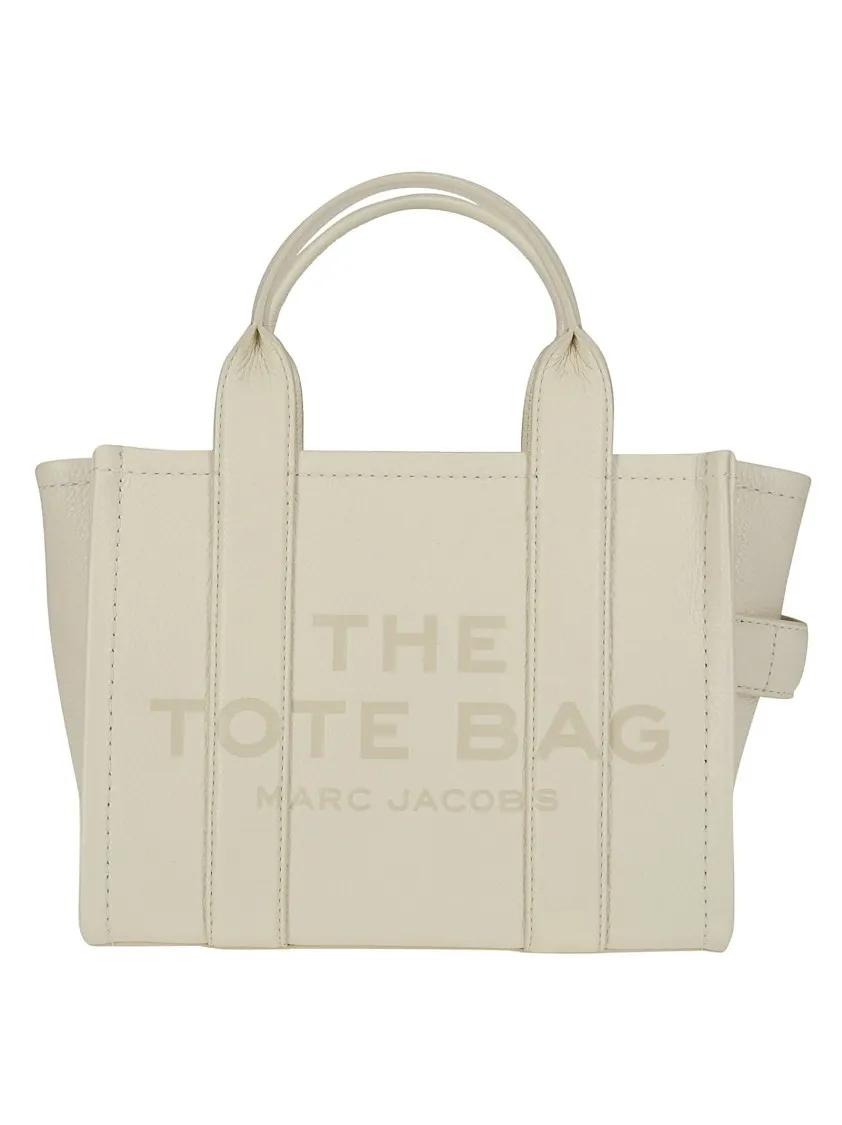 Marc Jacobs Tote - Leather Handbag With Front Logo - Gr. unisize - in Beige - für Damen