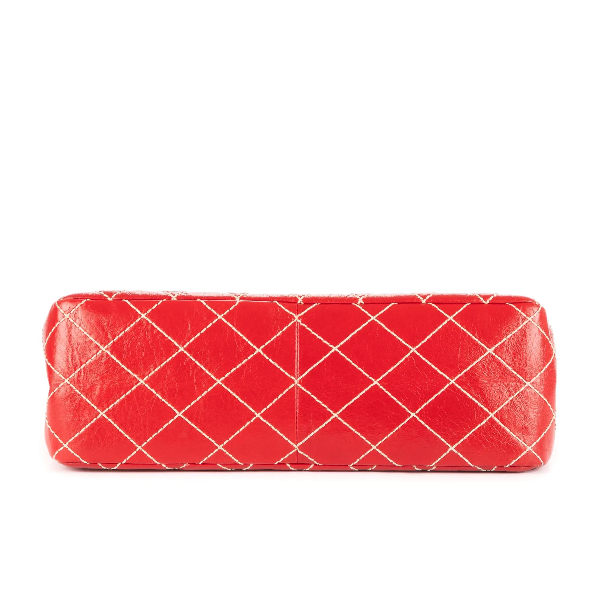 Thumbnail - Chanel Crossbody Bags - 2.55 Large 227 Reissue Double Flap - Gr. unisize - in Rot - für Damen