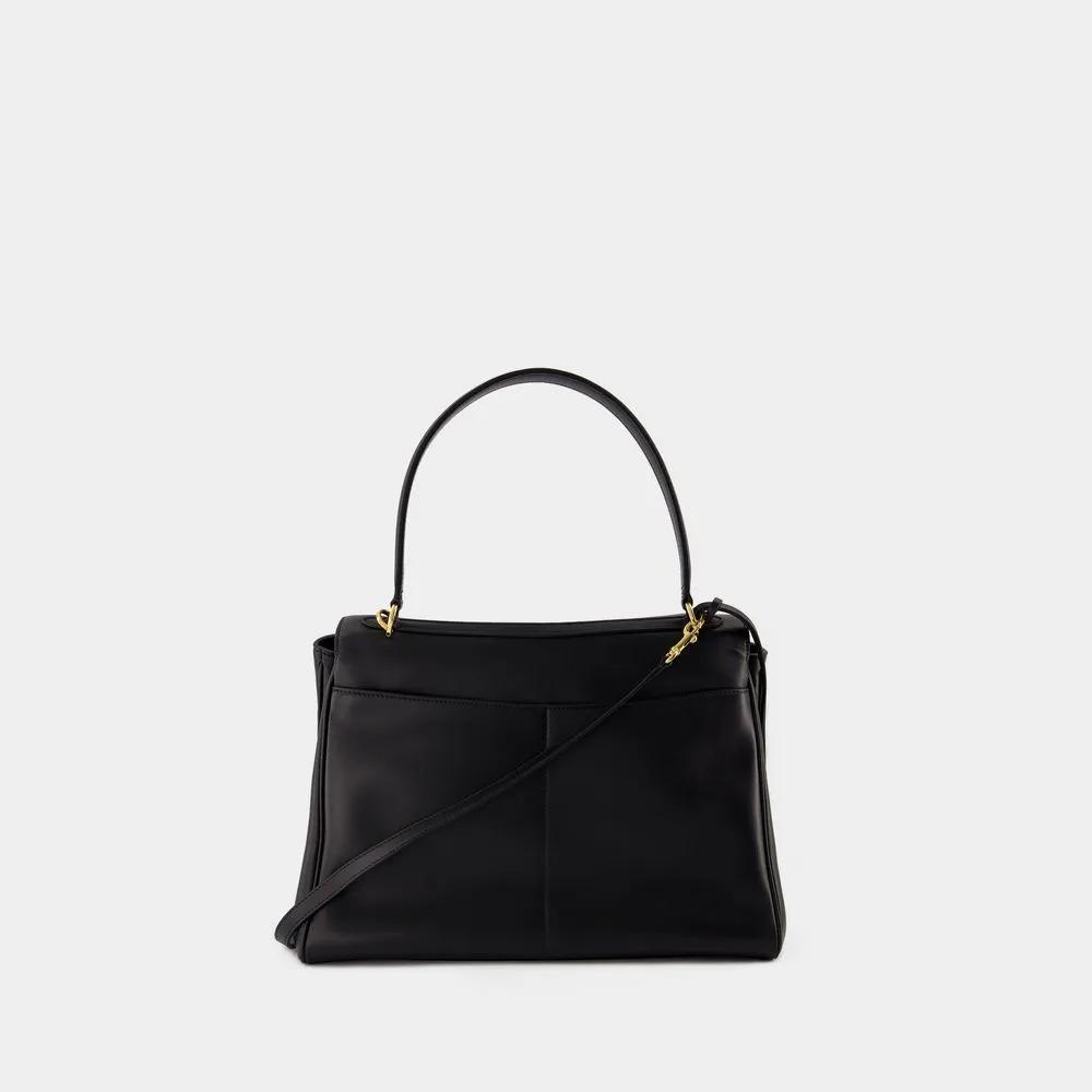 Balenciaga Hobo bags Rodeo Shoulder Bag Leather Black in zwart