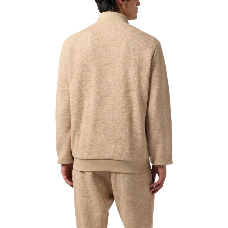 Philipp Plein Daunenjacke Jacquard Tracksuit Jacket Monogram beige(Image 2)
