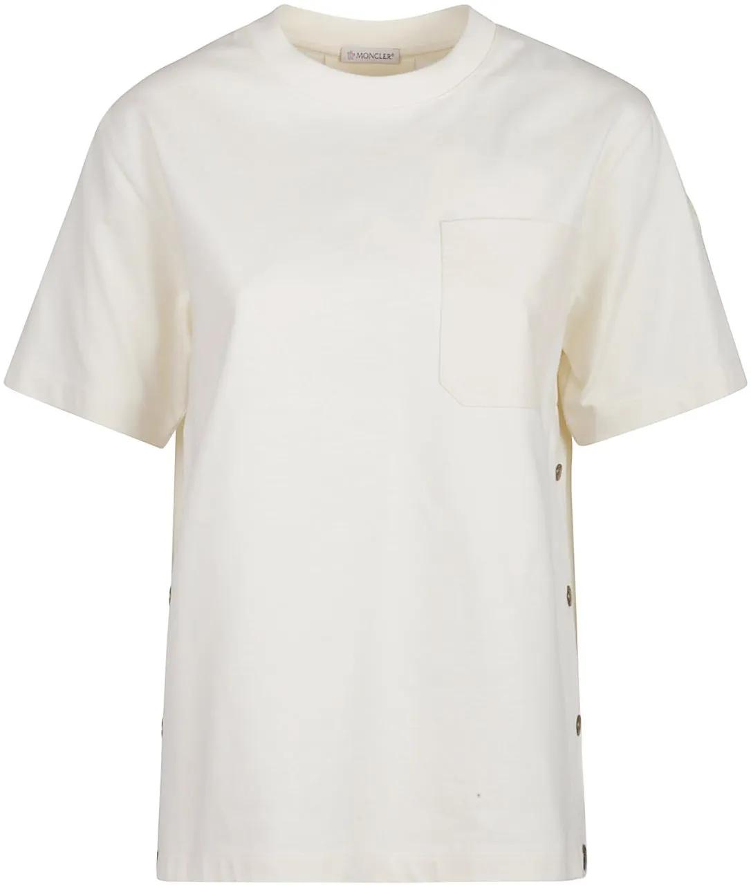 Thumbnail - Moncler - T-shirt White - Größe S - weiß