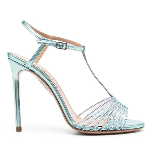 Aquazzura Claquette Sandals Blue blau