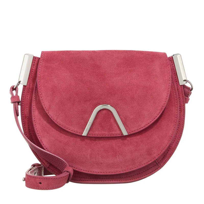 Coccinelle Crossbody Bag Coccinelle Sunup Suede Rosewood