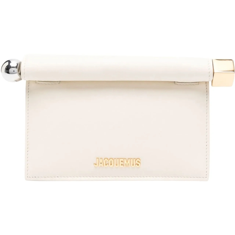 Jacquemus Clutch Bags Light Ivory weiß