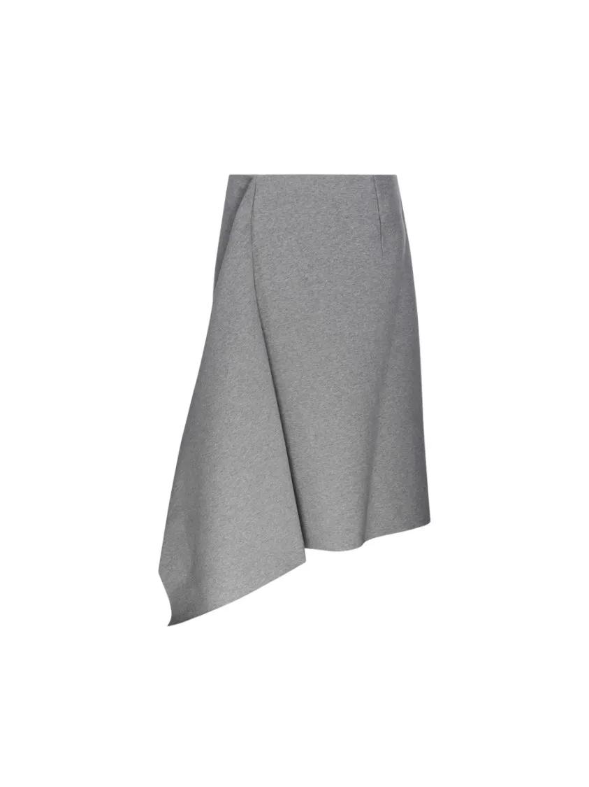 Thumbnail - Dries Van Noten - Hurve Skirt - Größe 38 - grau