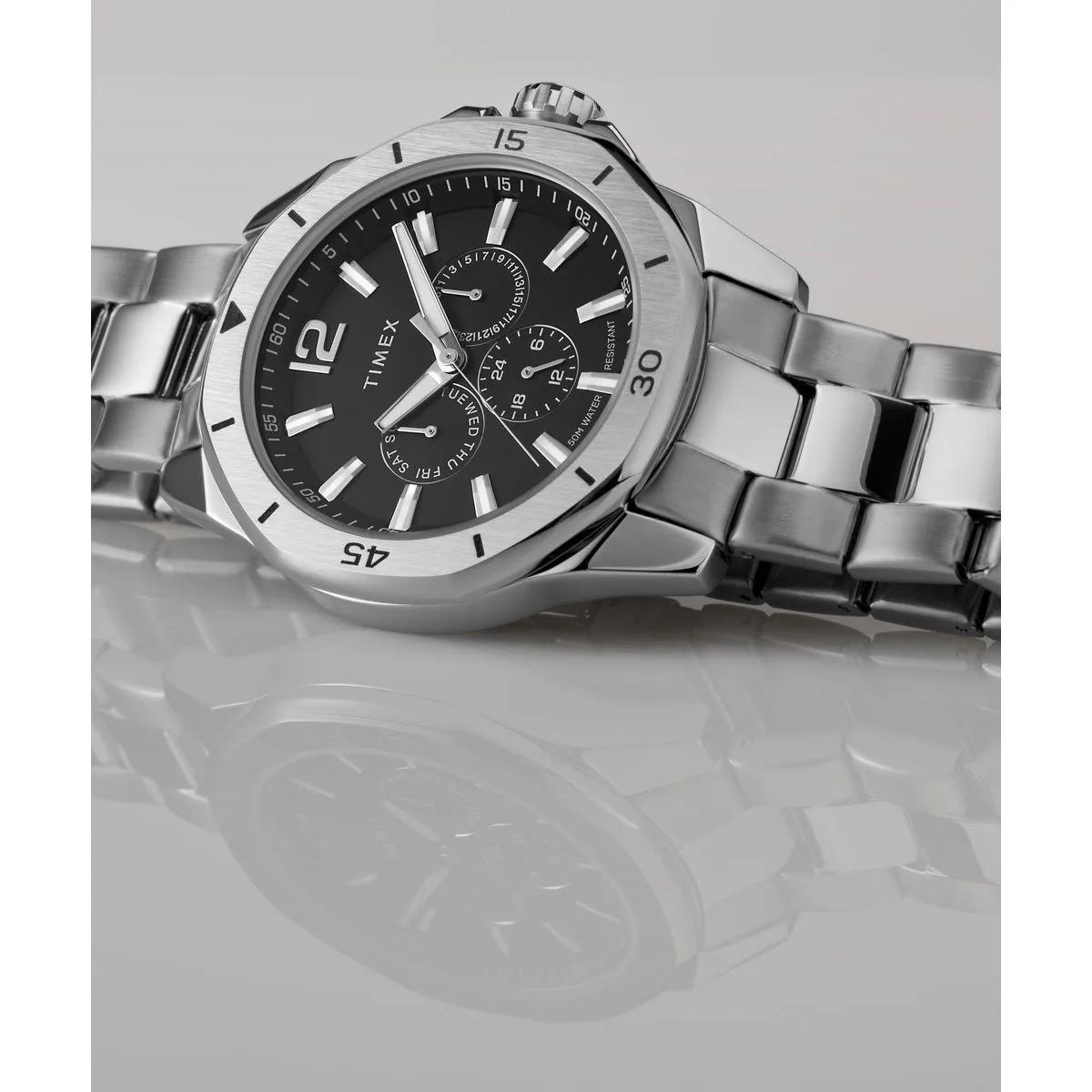 Thumbnail - Timex Uhren - Quarz-Analoguhr Timex Essex Multifunction - Gr. unisize - in Silber - für Damen