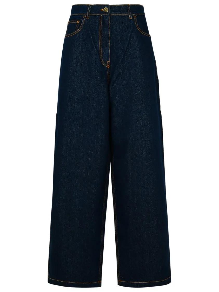 Etro - Blue Cotton Blend Jeans - Größe 24 - blau