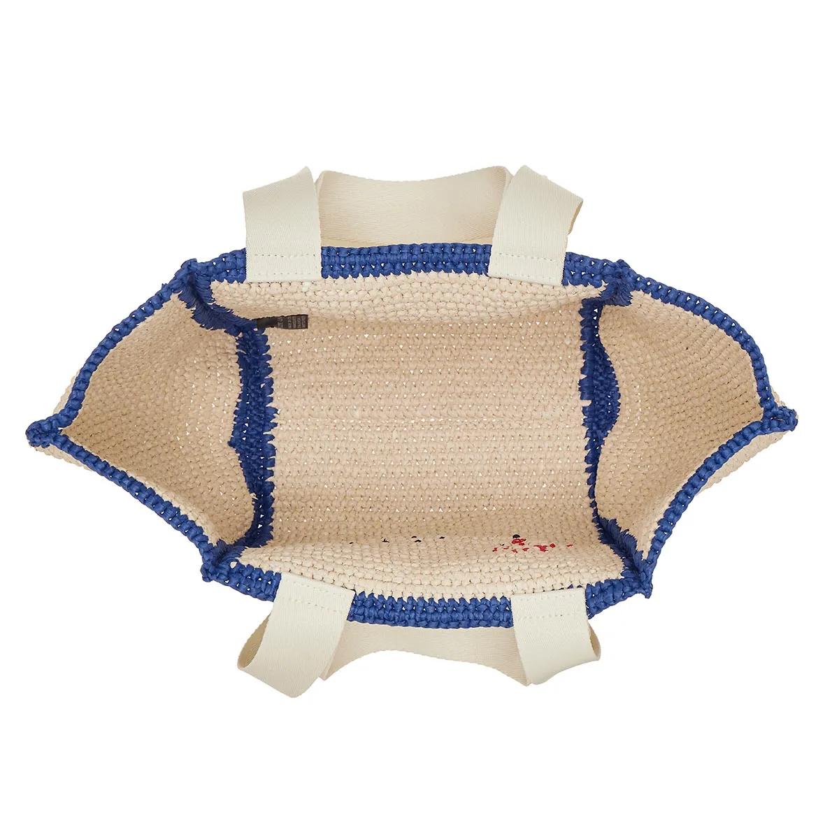 Marni Shoppers Shopping Bag Small in beige