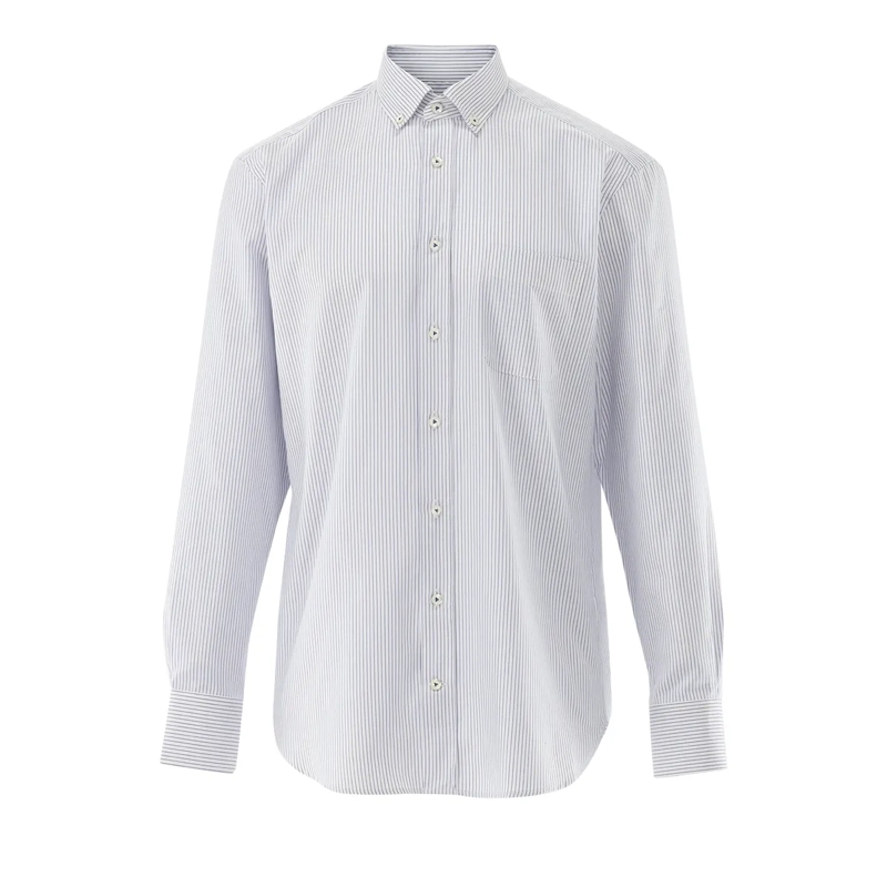 VAN LAACK Hemd Hemd Comfort Fit Streifen blau