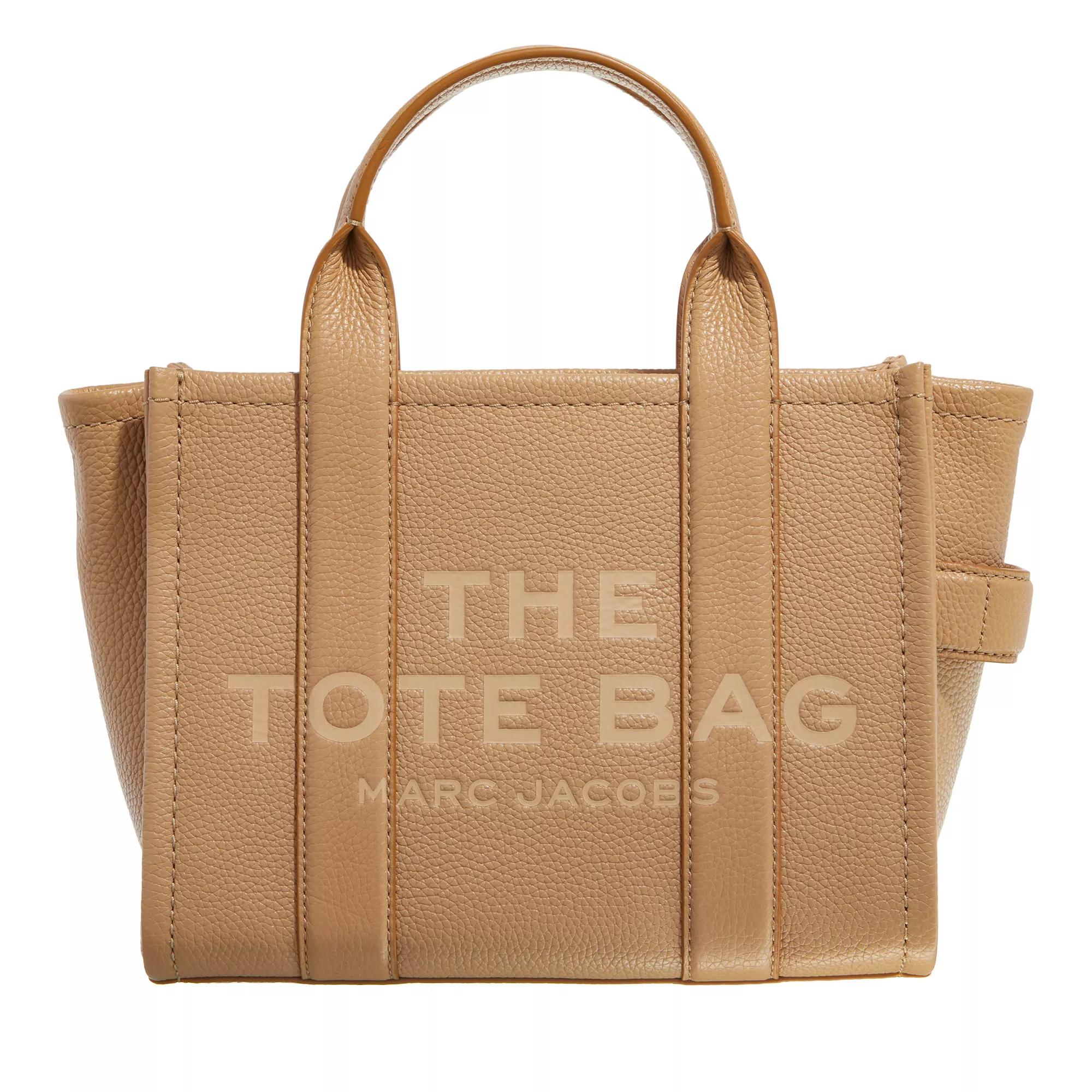 Marc Jacobs The Leather Mini Tote Bag Beige Tote