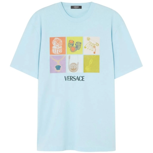 Versace T-Shirts T-shirts and Polos Blue blau