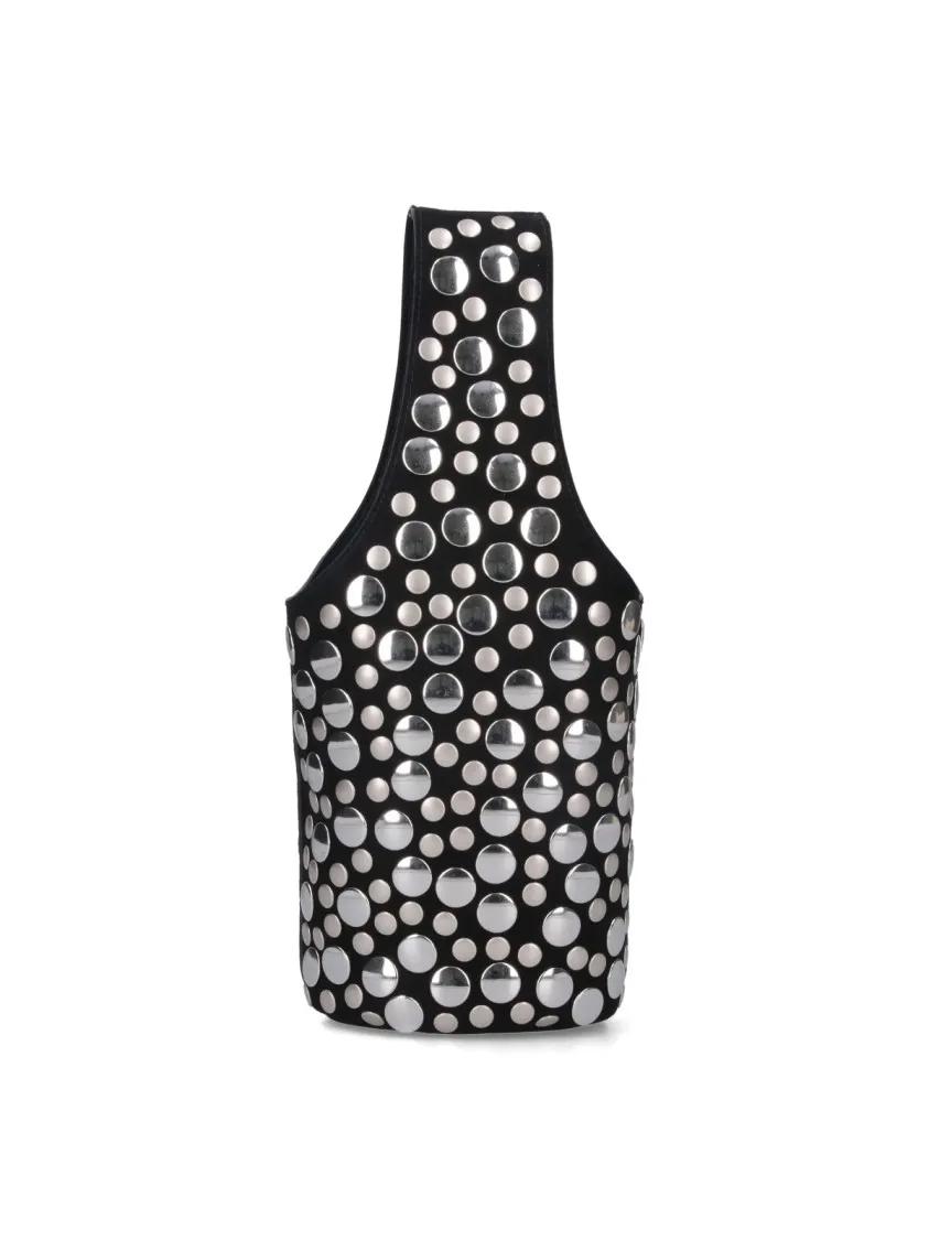 Khaite Crossbody bags "Livia" Studded Bag Black in zwart
