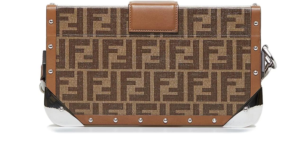 Thumbnail - Fendi Hobo Bags - 2010-2022 Zucca Baguette Trunk - Gr. unisize - in Braun - für Damen