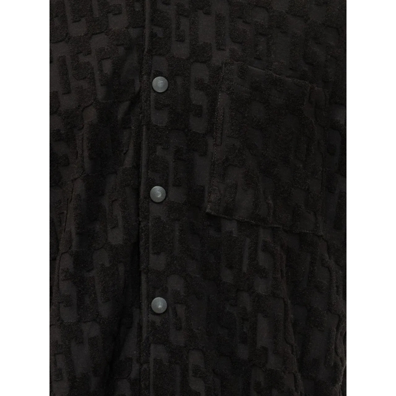 Gcds Legeres Oberteil Camicia Bowling con Bottoni a Pressione schwarz(Image 3)
