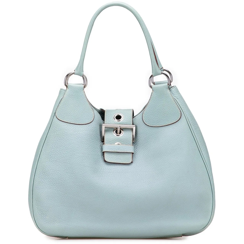 Prada Sac à bandoulière Vitello Daino Shoulder Bag blau