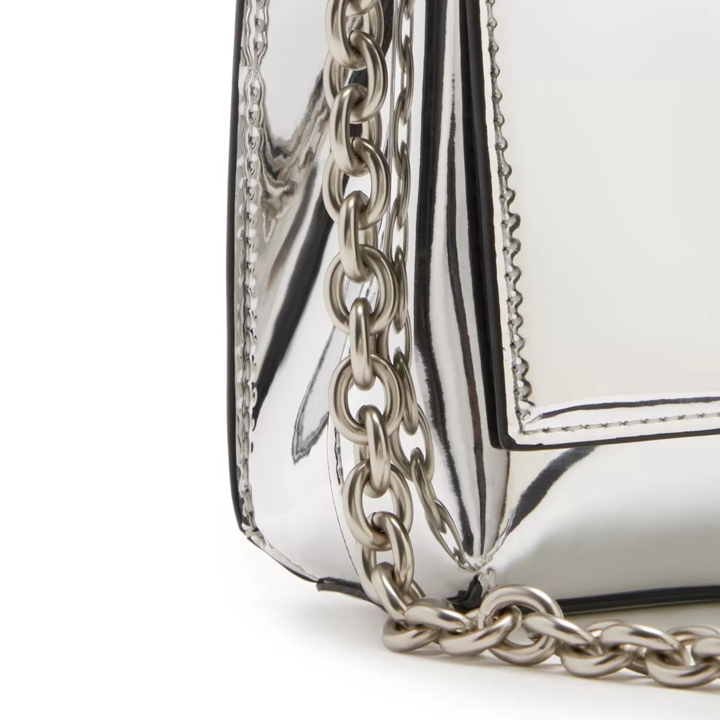 Calvin Klein Crossbody bags Sculpted Silberfarbene Umhängetasche in zilver
