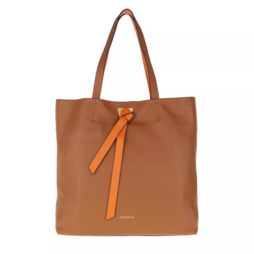 Coccinelle Joy Bicolor Caramel Ginger Shopping Bag